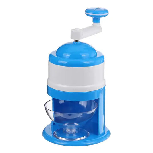 "Portable Hand Crank Ice Crusher: Create Perfectly Shaved Ice for Refreshing Drinks!"
