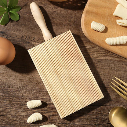 Wooden Garganelli Board Practical Pasta Gnocchi Macaroni Board Making Kitchen Cooking Tools