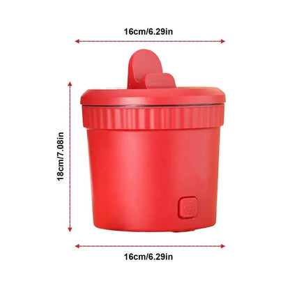 Electric Cooking Pot 1L Noodle Cooker Portable Lazy Cooking Pot Kitchen Electric Pot with Overheat Protection for Cooking Ramen